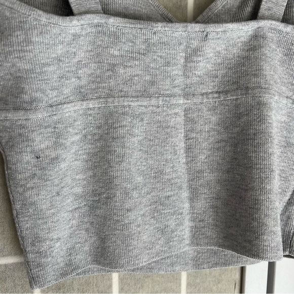 Gianni Bini Cropped sweater tank top grayish blue size small - Picture 2 of 7